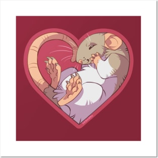 Heart Rat: Hooded Tan Posters and Art